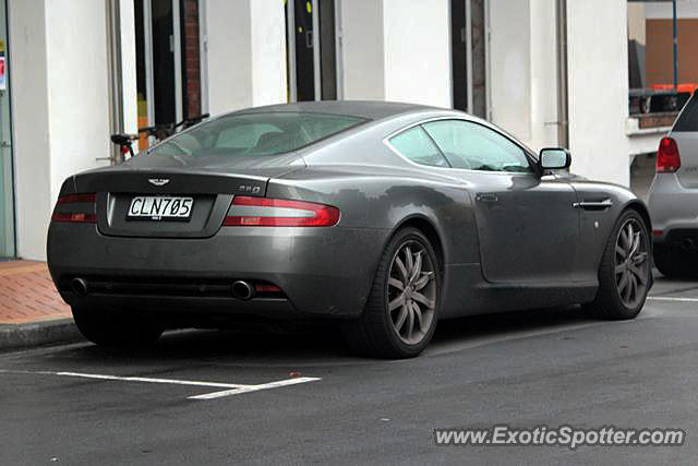 Aston Martin DB9 spotted in Wellington, New Zealand