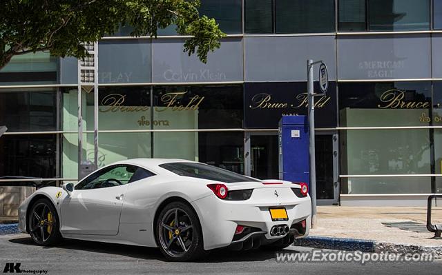 Ferrari 458 Italia spotted in Herzeliya, Israel