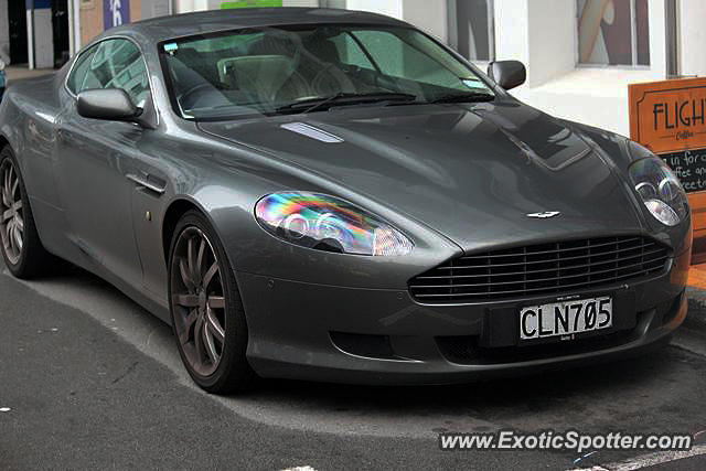 Aston Martin DB9 spotted in Wellington, New Zealand