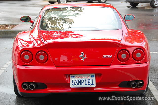 Ferrari 575M spotted in Menlo park, California
