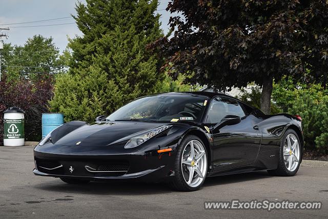 Ferrari 458 Italia spotted in Watkins Glen, New York