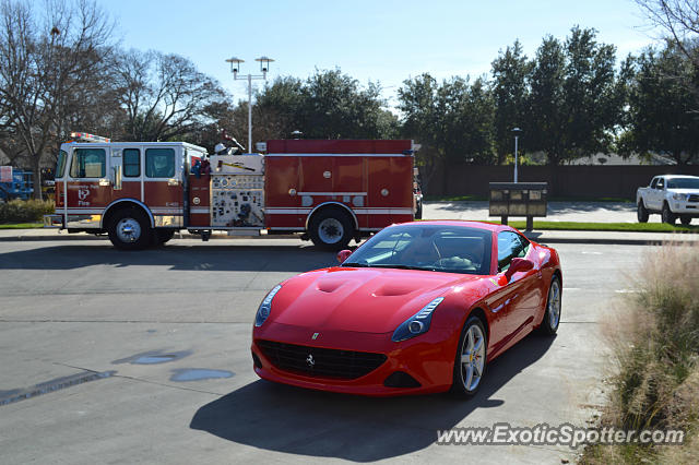 Ferrari California spotted in Dallas, Texas