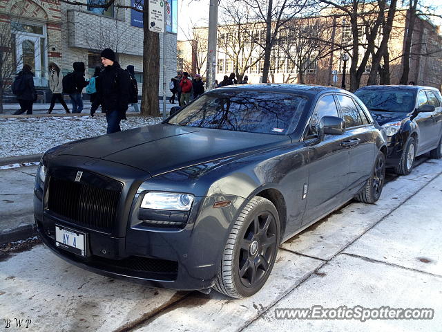 Rolls Royce Ghost spotted in Toronto, Canada