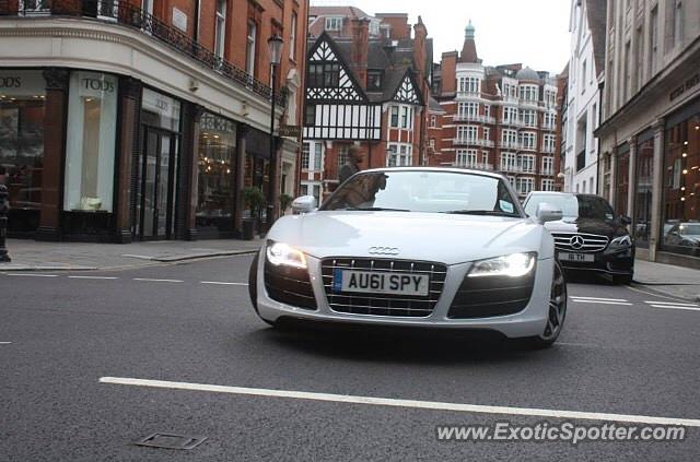 Audi R8 spotted in London, United Kingdom