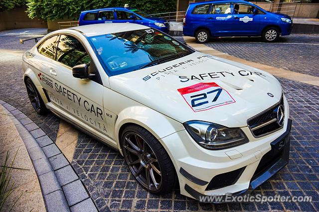 Mercedes C63 AMG Black Series spotted in Kuala Lumpur, Malaysia