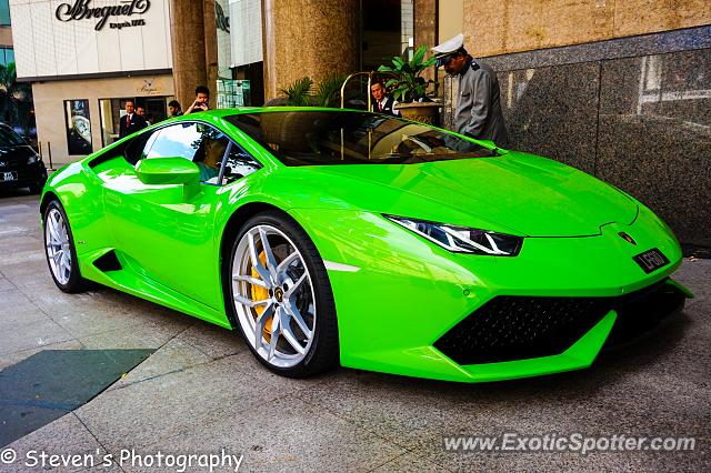 Lamborghini Huracan spotted in Kuala Lumpur, Malaysia