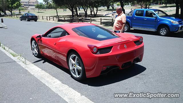 Ferrari 458 Italia spotted in Cape Town, South Africa