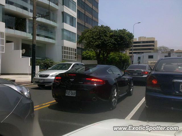 Aston Martin Vantage spotted in Lima, Peru