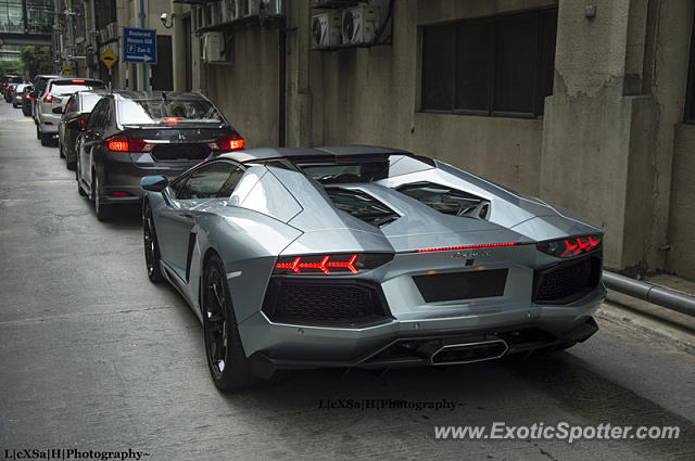 Lamborghini Aventador spotted in Kuala Lumpur, Malaysia