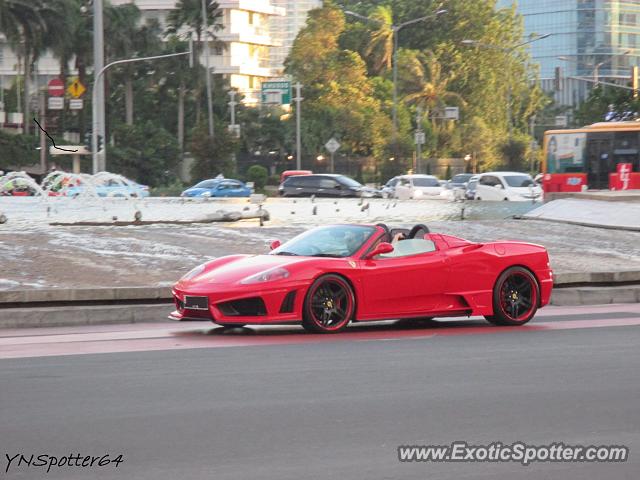 Ferrari 360 Modena spotted in Jakarta, Indonesia