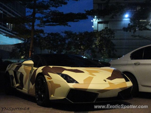 Lamborghini Gallardo spotted in Jakarta, Indonesia