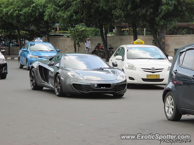 Mclaren MP4-12C spotted in Jakarta, Indonesia