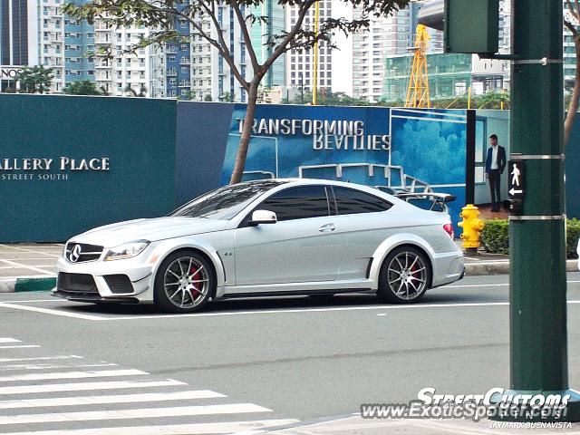 Mercedes C63 AMG Black Series spotted in Taguig, Philippines