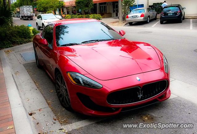 Maserati GranTurismo spotted in Sarasota, Florida