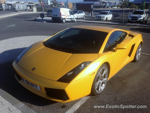 Lamborghini Gallardo spotted in Faro, Portugal