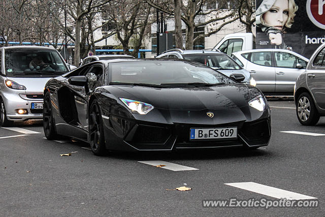 Lamborghini Aventador spotted in Berlin, Germany