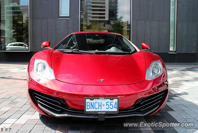 Mclaren MP4-12C spotted in Toronto, Canada