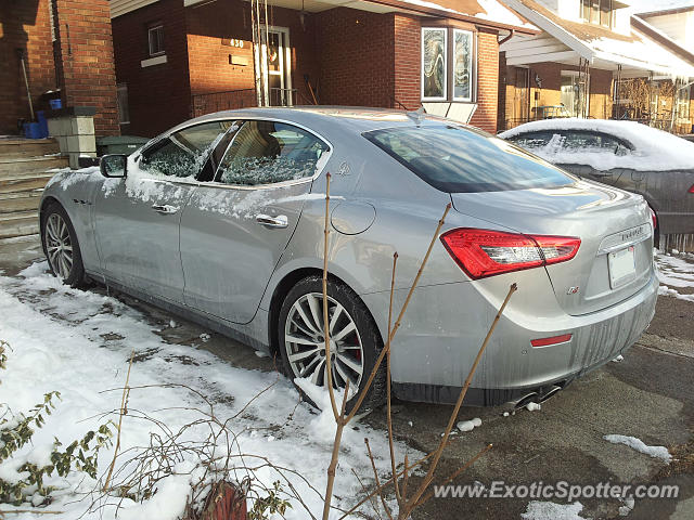 Maserati Ghibli spotted in Windsor, Ontario, Canada