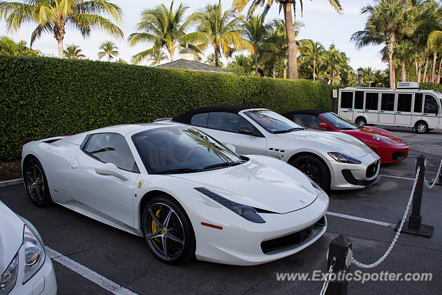 Ferrari 458 Italia spotted in Palm Beach, Florida