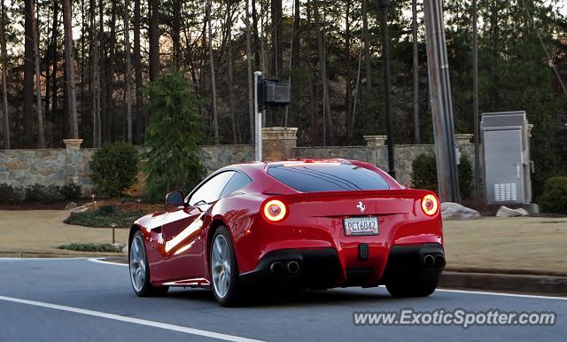 Ferrari F12 spotted in Johns Creek, Georgia