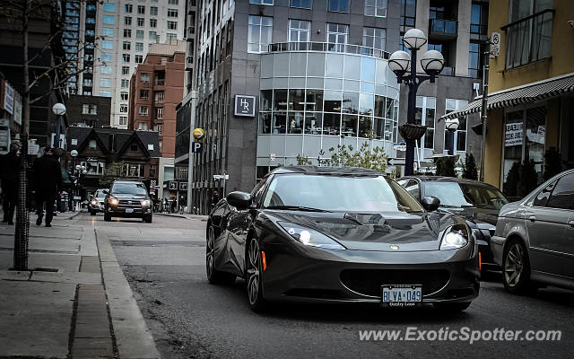 Lotus Evora spotted in Toronto, Canada