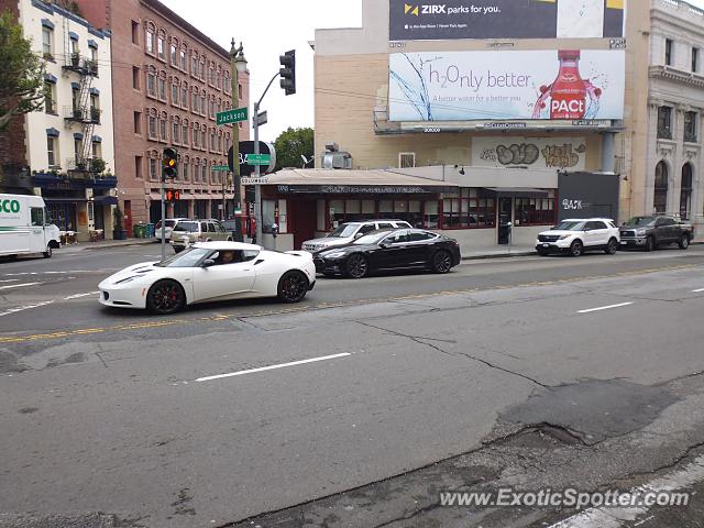 Lotus Evora spotted in San Francisco, California