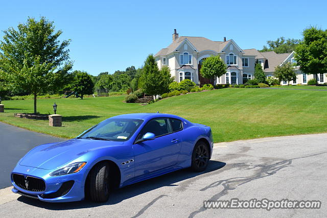 Maserati GranTurismo spotted in Victor, New York