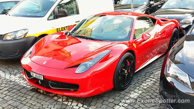 Ferrari 458 Italia spotted in Zurich, Switzerland