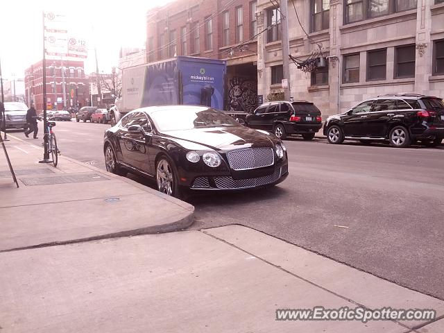 Bentley Continental spotted in Chicago, Illinois