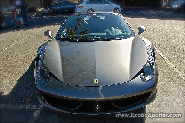 Ferrari 458 Italia spotted in Menlo park, California