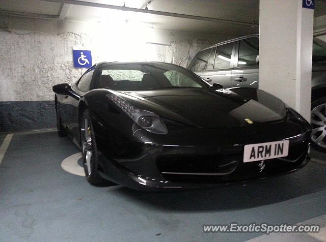 Ferrari 458 Italia spotted in London, United Kingdom