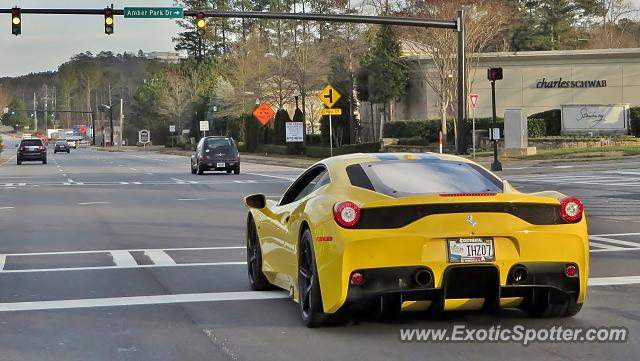 Ferrari 458 Italia spotted in Atlanta, Georgia