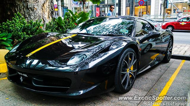 Ferrari 458 Italia spotted in Kuala Lumpur, Malaysia