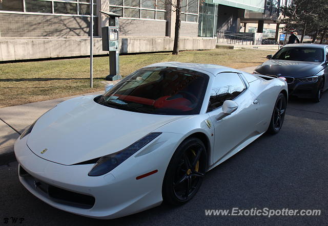 Ferrari 458 Italia spotted in Toronto, Canada