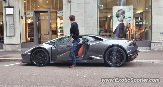 Lamborghini Huracan spotted in Zurich, Switzerland