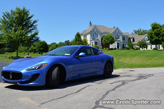 Maserati GranTurismo spotted in Victor, New York