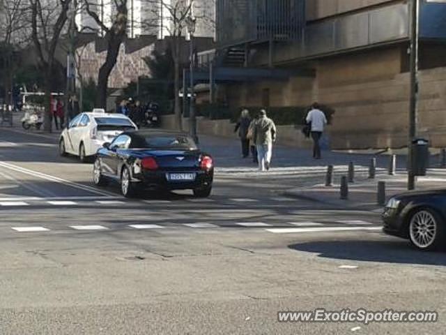 Bentley Continental spotted in Madrid, Spain