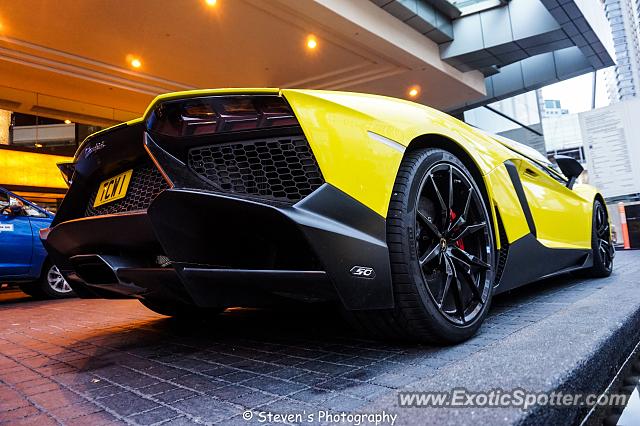 Lamborghini Aventador spotted in Kuala Lumpur, Malaysia