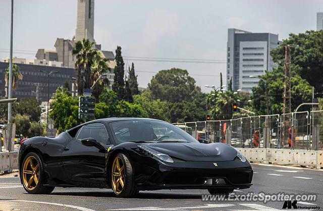 Ferrari 458 Italia spotted in Tel Aviv, Israel