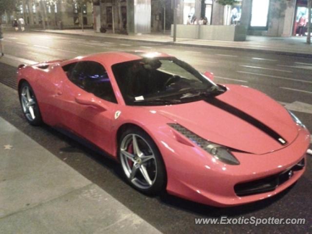 Ferrari 458 Italia spotted in Madrid, Spain