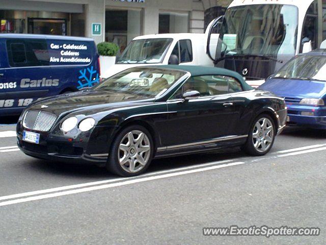 Bentley Continental spotted in Madrid, Spain