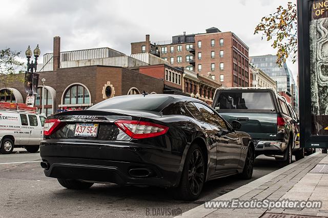 Maserati GranTurismo spotted in Boston, Massachusetts