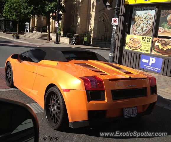 Lamborghini Gallardo spotted in Richmond Hill, Canada