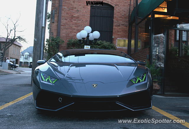 Lamborghini Huracan spotted in Dallas, Texas