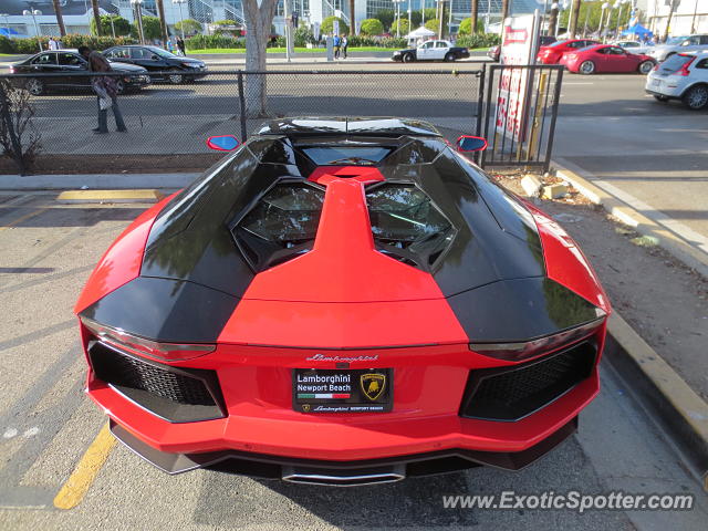 Lamborghini Aventador spotted in Los Angeles, California