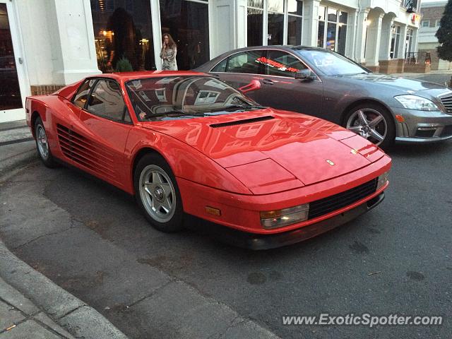 Ferrari Testarossa spotted in Charlotte, North Carolina