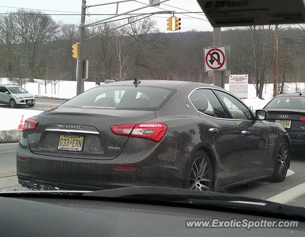 Maserati Ghibli spotted in Short Hills, New Jersey