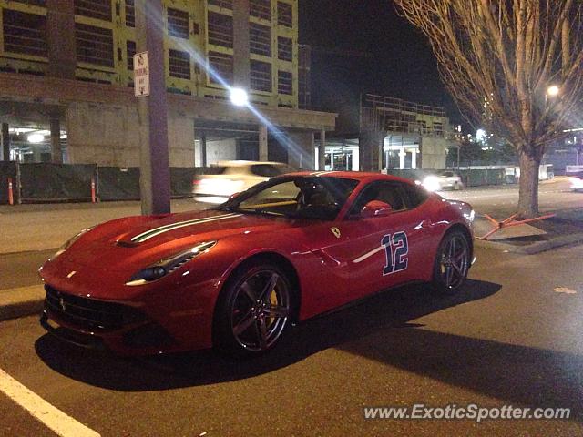 Ferrari F12 spotted in Bellevue, Washington