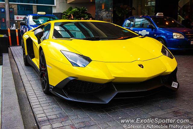 Lamborghini Aventador spotted in Kuala Lumpur, Malaysia