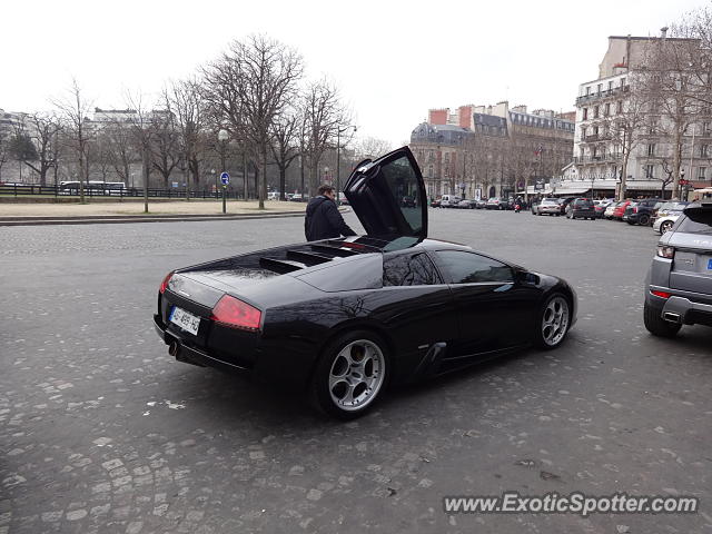 Lamborghini Murcielago spotted in Paris, France